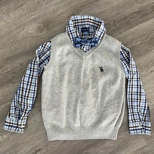 Andy & Evan Boys 3 piece Dress Top set